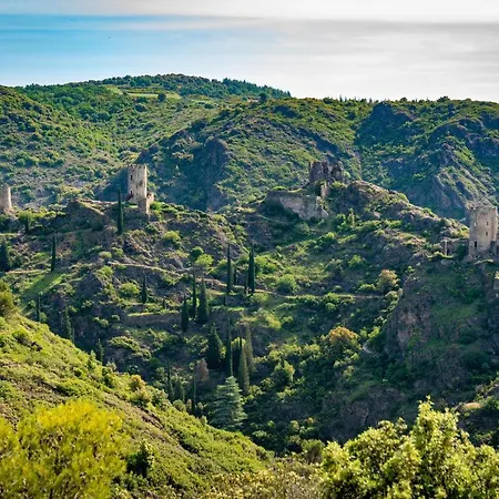 3 Star 3 Bed Air Conditioned Quertineux 100m To Historic 4 Cathar Chateaux Access To A Very Pretty Riverside Garden!! Lägenhet *